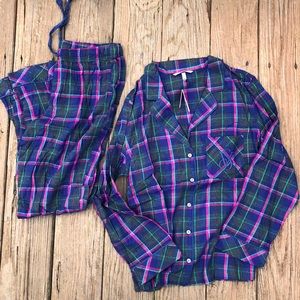 NWT Victoria’s Secret PJ set Small dreamer flannel